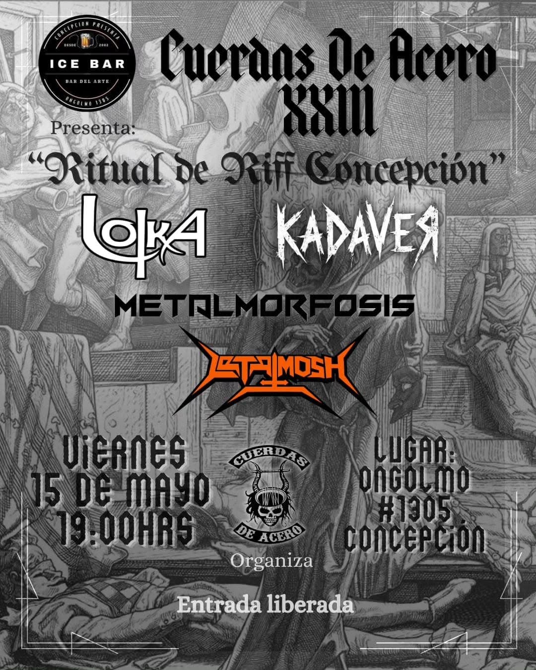 Cartel Completo Cuerdas de Acero XXIII Concepción
