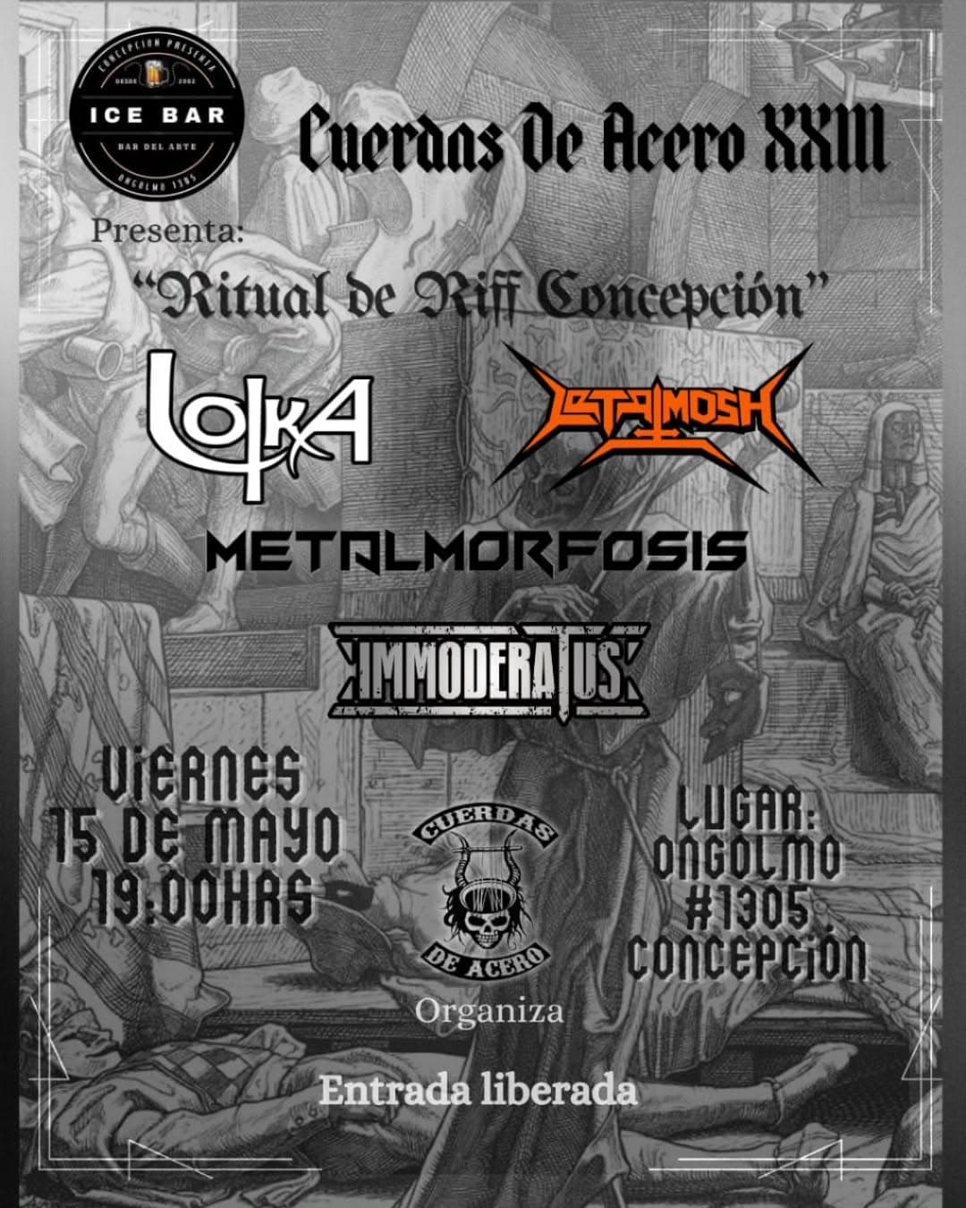 Cuerdas de Acero XXIII · Ritual de Riff Concepción