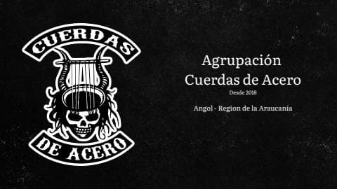 Dossier Oficial · Trayectoria Cuerdas de Acero